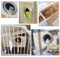 JSLZF nesting box lid open view for easy cleaning and care