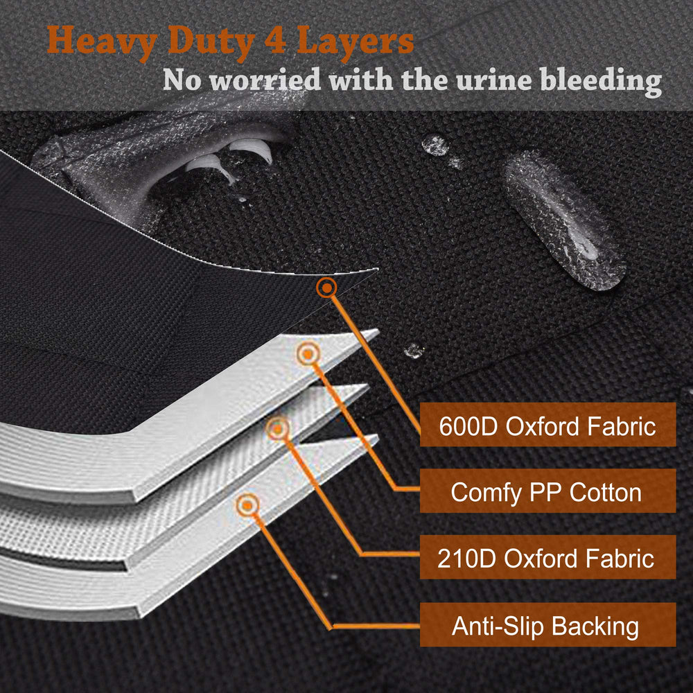 JSTHT Dog Seat Cover interior car view highlights pet-friendly protection