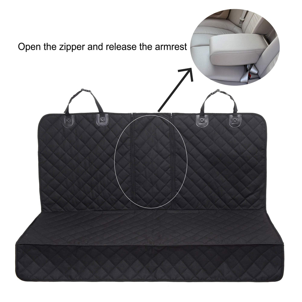 JSTHT Dog Seat Cover scratch-proof material closeup demonstrates durable fabric