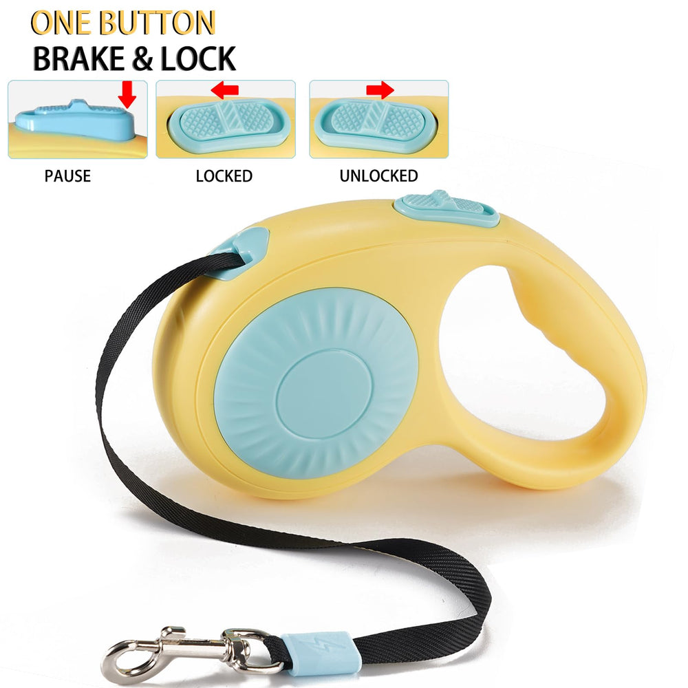 JSXD 10ft retractable leash offering extended reach for comfy strolls