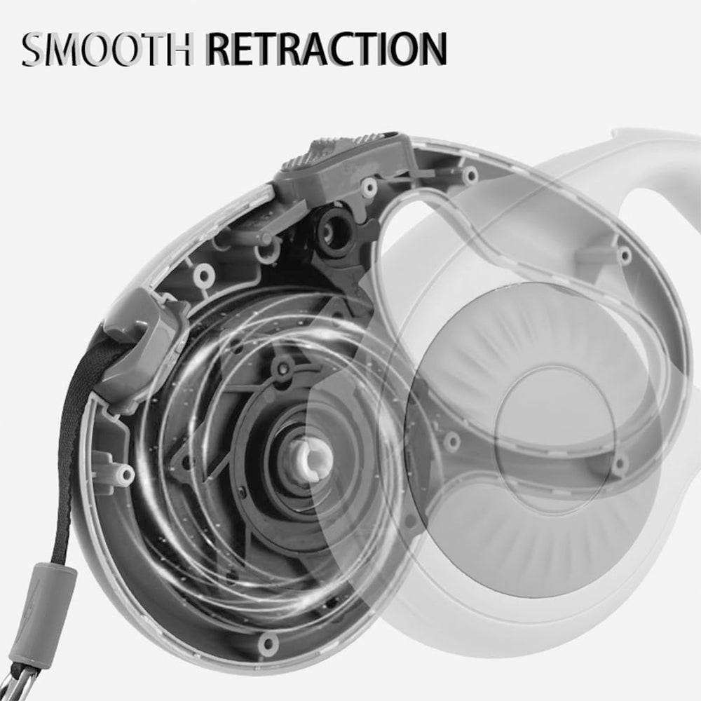 JSXD one-handed brake-pause-lock for quick control during busy walks