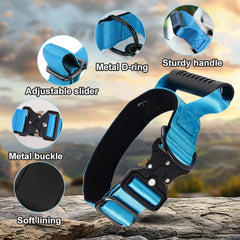 JSXD tactical collar handle for direct control during walks.