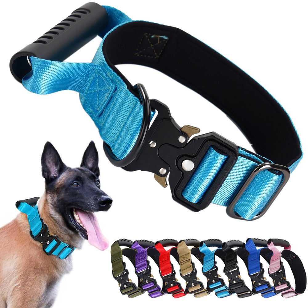 JSXD tactical dog collar 1.5-inch wide for durable everyday wear.