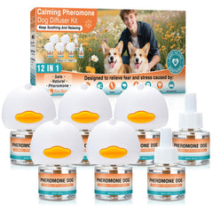 JTEWZX dog calming diffuser front view for home use and serenity.