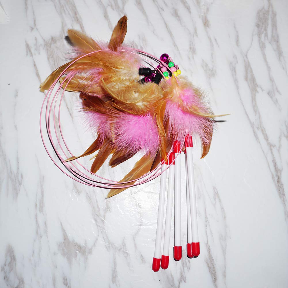 JTQXX cat feather toy gift set ideal for gifting cat lovers