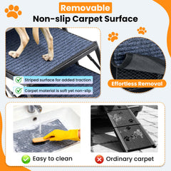 JTSIOV non-slip carpet close up highlights secure grip on damp surfaces