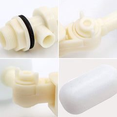 Jtuxcke half inch float ball valve fits standard fittings for reliable automatic watering