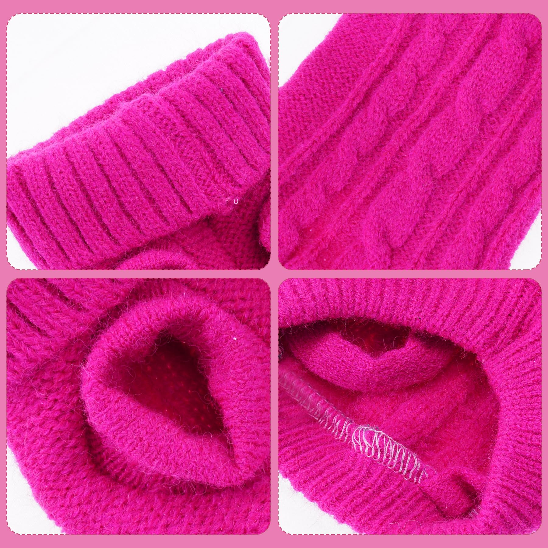 JTYKUYR Yorkie pink sweater offers comfortable fit for winter outings.