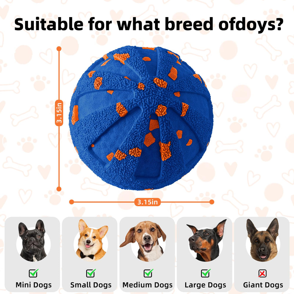 JUBBPDX Interactive Dog Ball—indoor-outdoor play with gentle rolling or frantic bouncing.