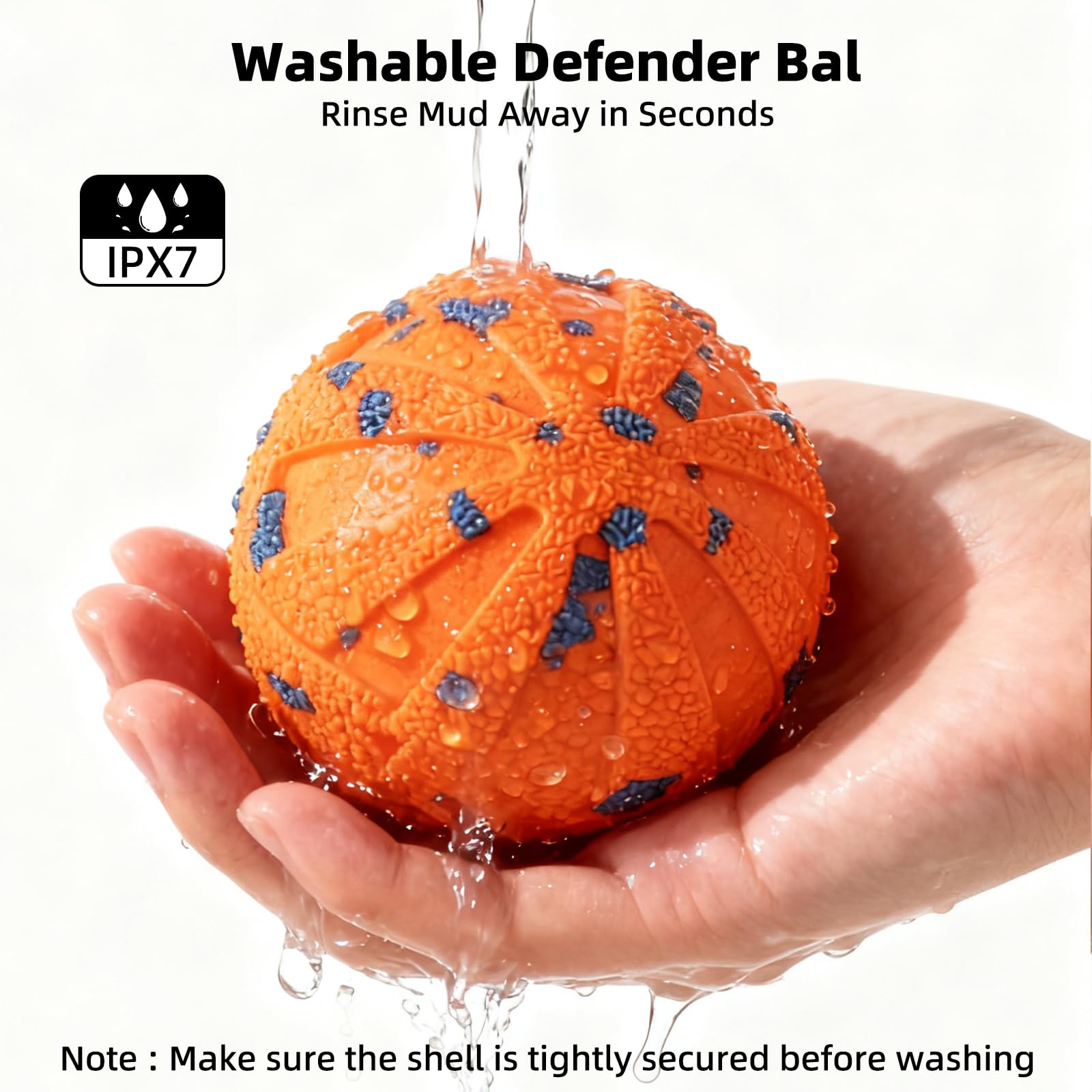 JUBBPDX Interactive Dog Ball E-TPU material ensures durable, safe chewing sessions.