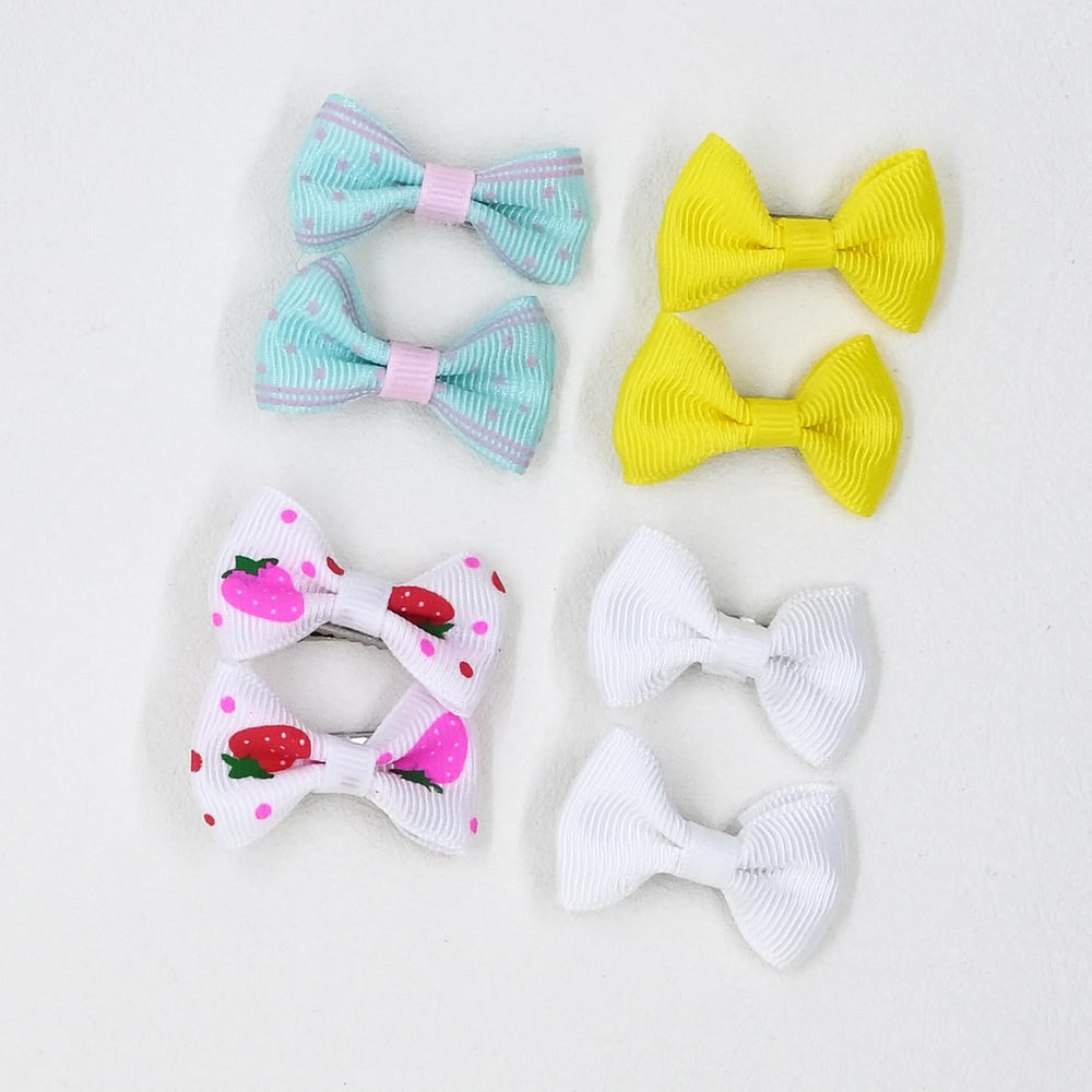 JUCCPUL dog hair bows with alligator clips for secure daily wear.