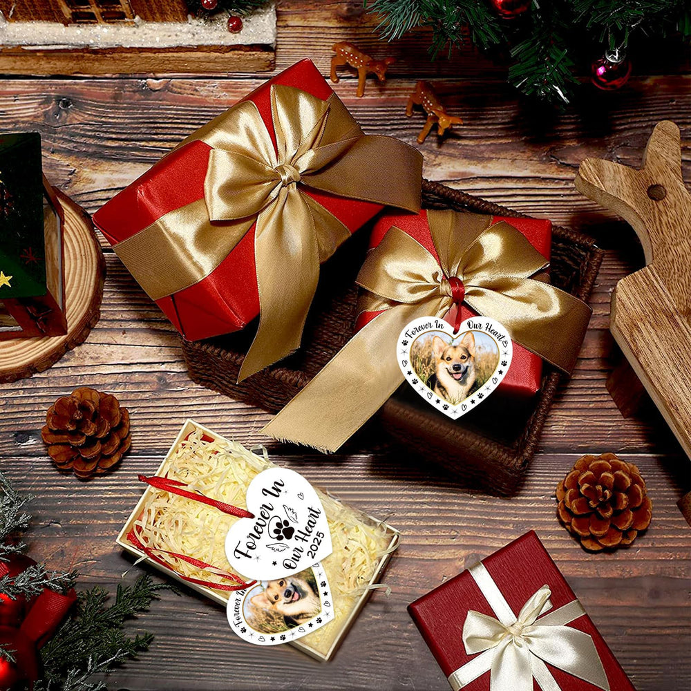 JUESMOS gift-boxed memorial ornament ready for sympathy gift.