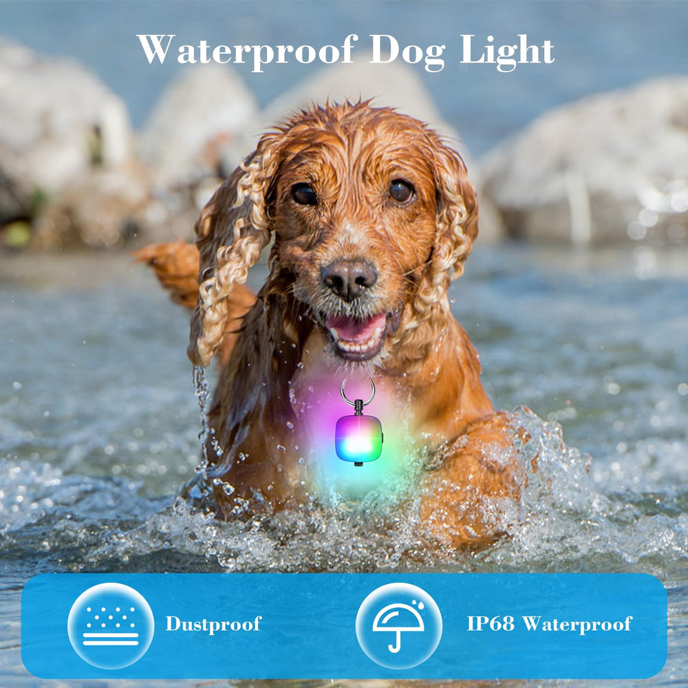 JUFDS charging dog collar light enables eco-friendly, long-runtime use.