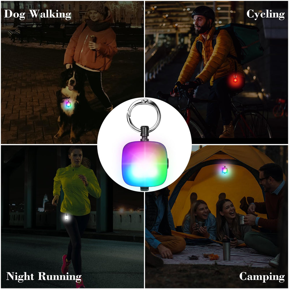 JUFDS red safety mode increases visibility for night-time awareness.