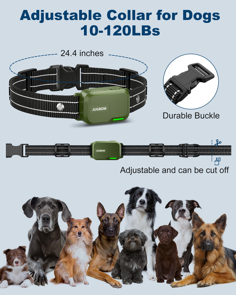 Jugbow 4200ft range image captures freedom when training far from home or yard boundaries.