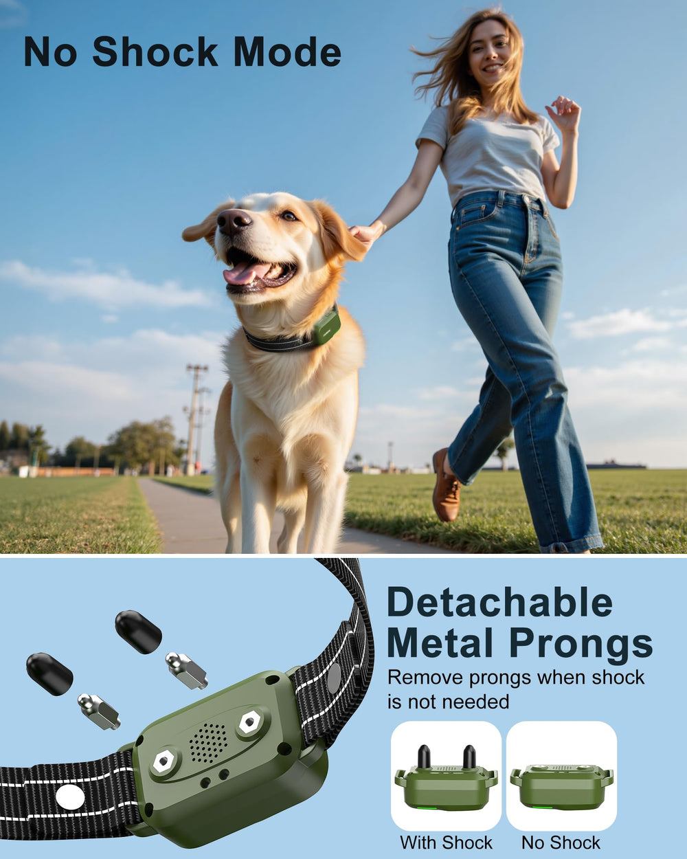 Jugbow adjustable collar fits dogs from 7.8 to 24.4 inches for many breeds