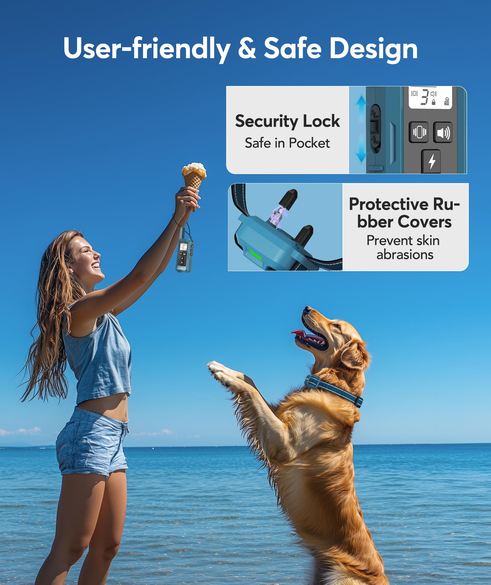 Jugbow adjustable neck fit demonstrates versatility across small to large dogs.