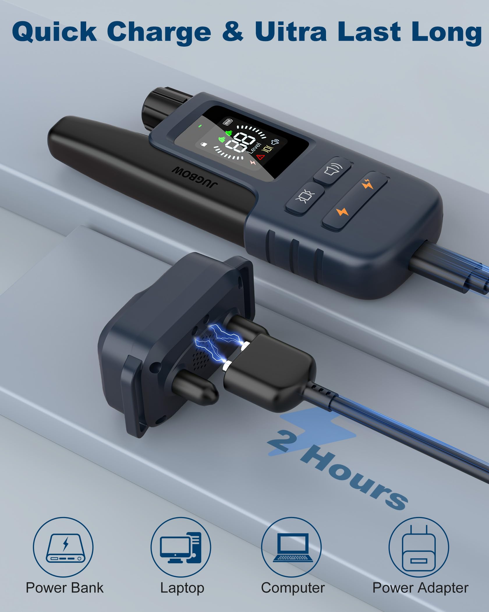 Jugbow battery life supports long training sessions with USB charging and extended standby.