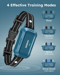 Jugbow dog shock collar remote control enables easy training sessions with dual-channel capability.