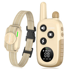 Jugbow dog training collar front view for comfortable, effective recall training.