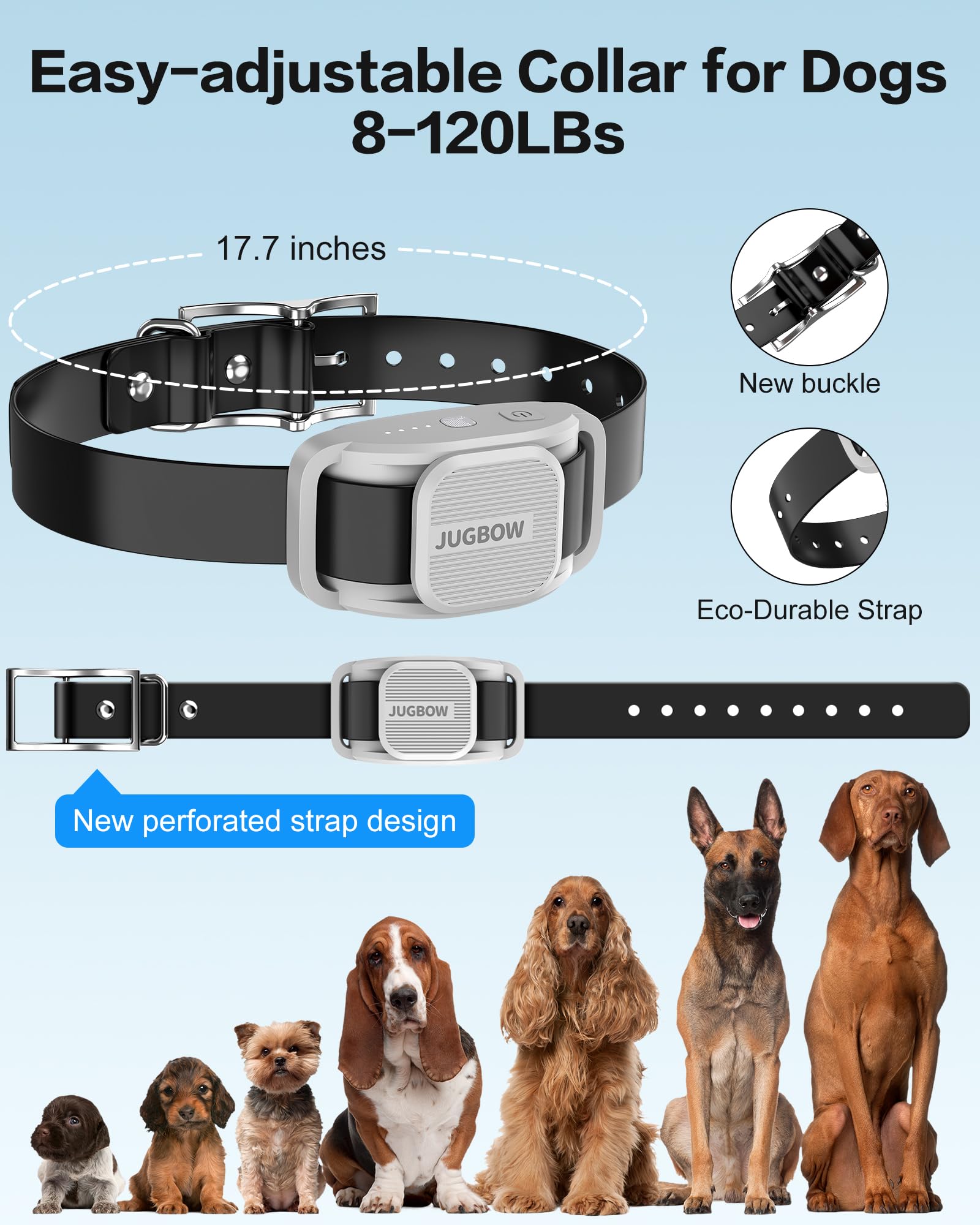 Jugbow IPX8 waterproof collar ready for all-weather training