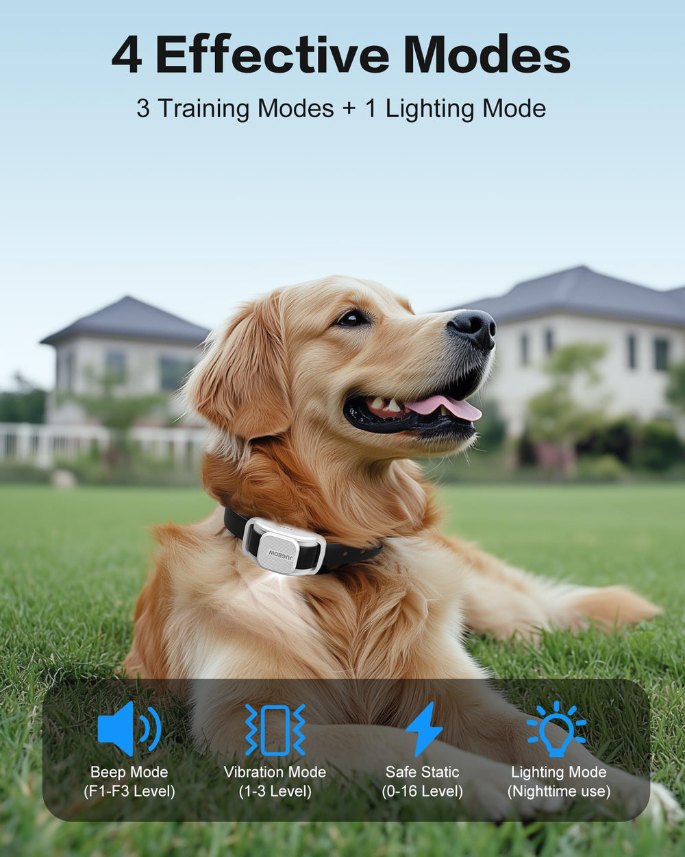 Jugbow collar beep mode for audible cues during training