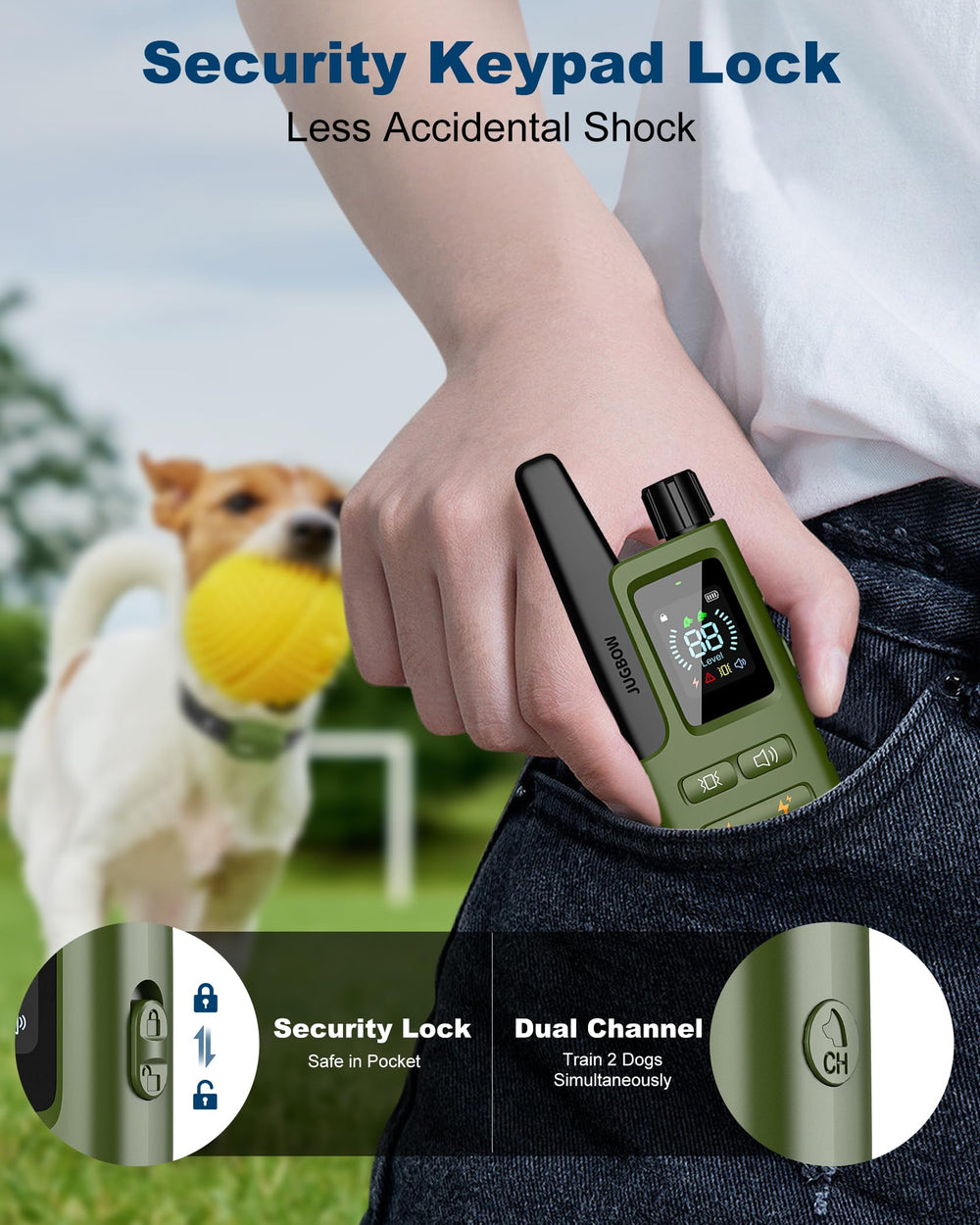 Jugbow neck-size adjustment focuses on comfortable fit from 7.8 to 24.4 inches.
