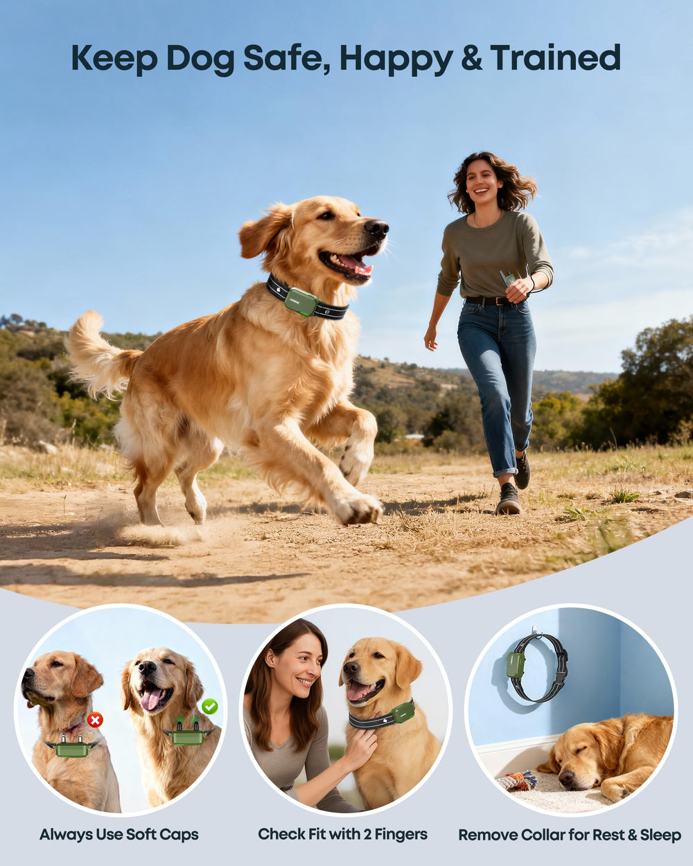 Jugbow rechargeable collar and remote minimize downtime for ongoing training sessions