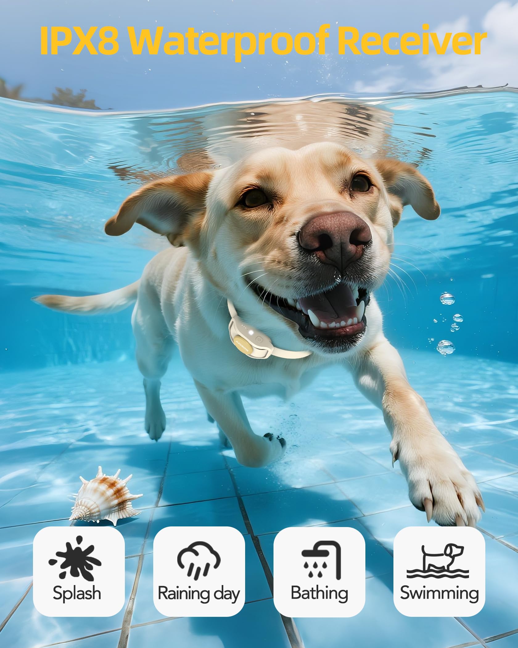 Jugbow remote memory stores last settings for seamless multi-dog training.