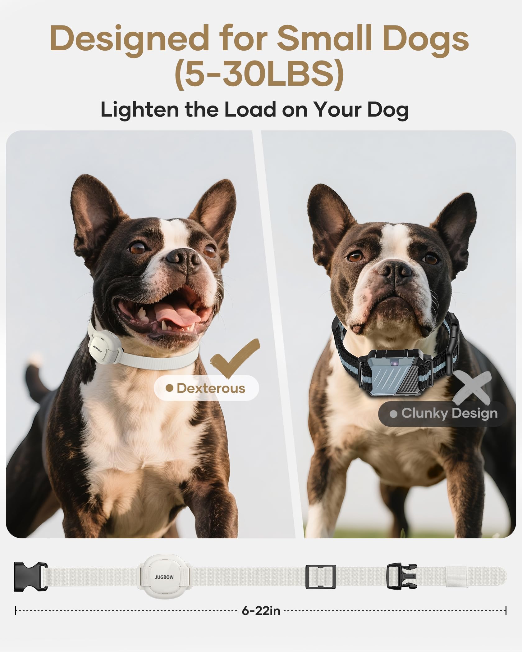 Jugbow training remote with dual channel for two dog training scenarios