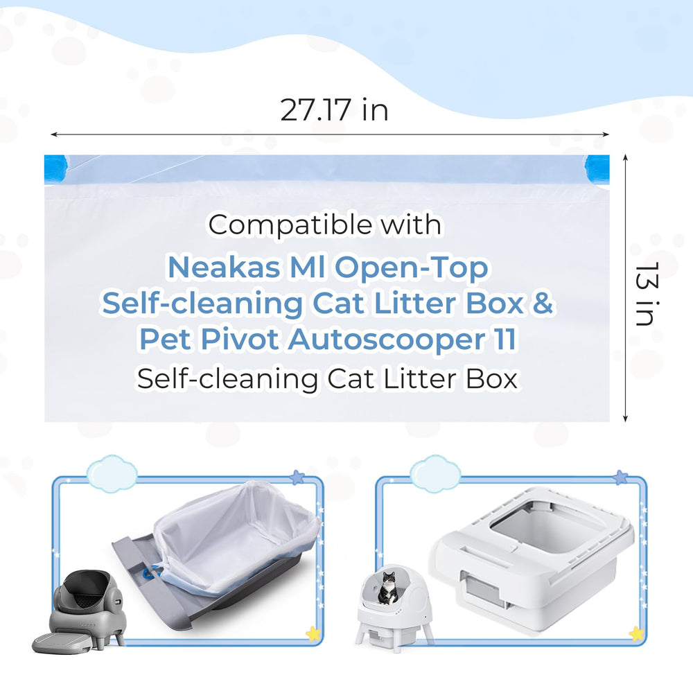 JUKAMO easy-install bags simplify quick litter changes.