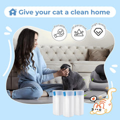 JUKAMO tear-resistant bags protect floors during bag removal.