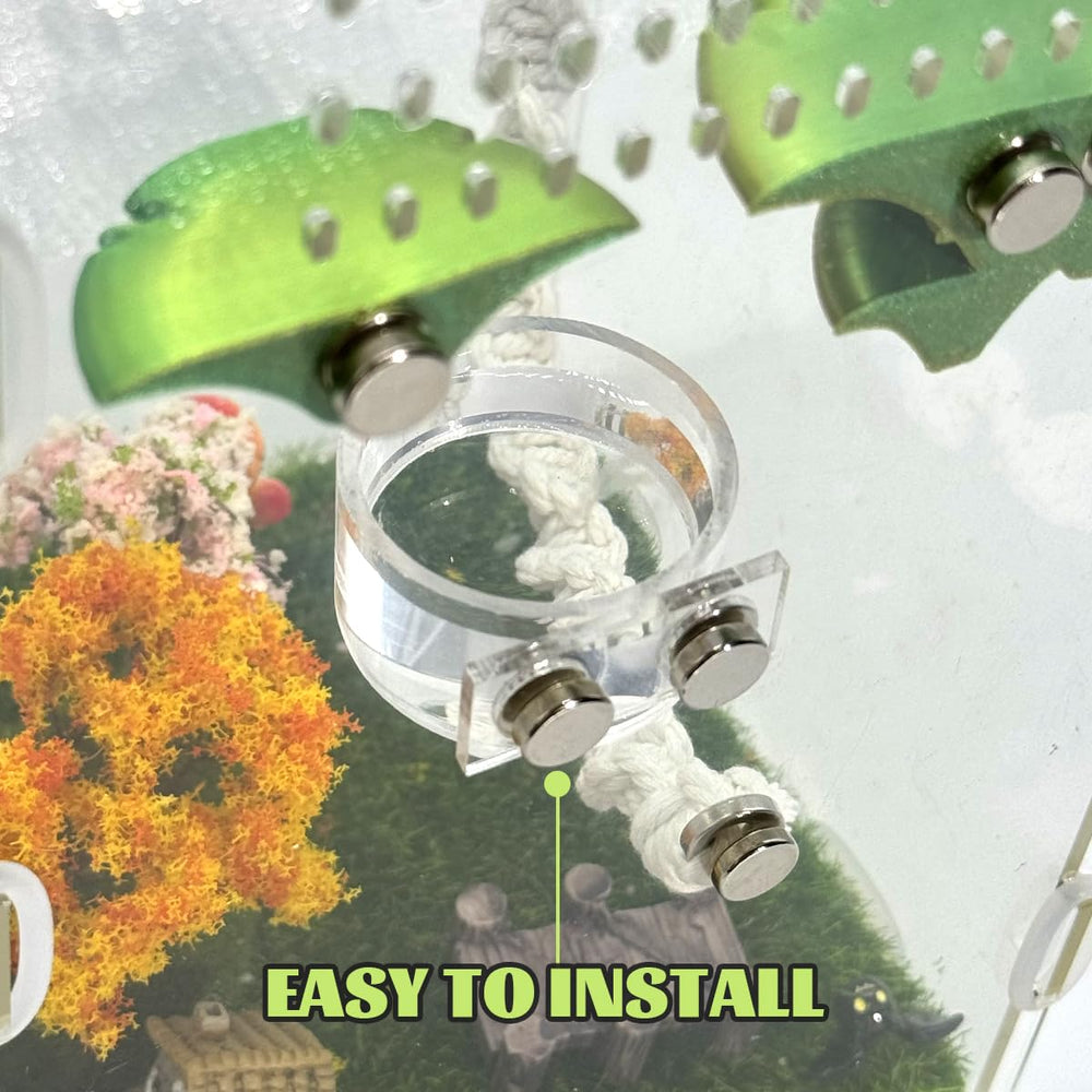 Julang Reptile-Enclosure Accessories fit glass or acrylic boxes for versatile setups.