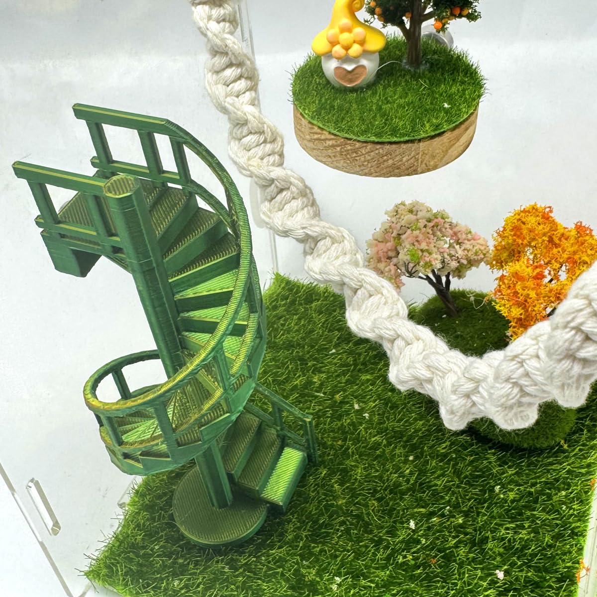 Julang spinning stairs closeup reveals delicate detailing and inviting textures for exploration