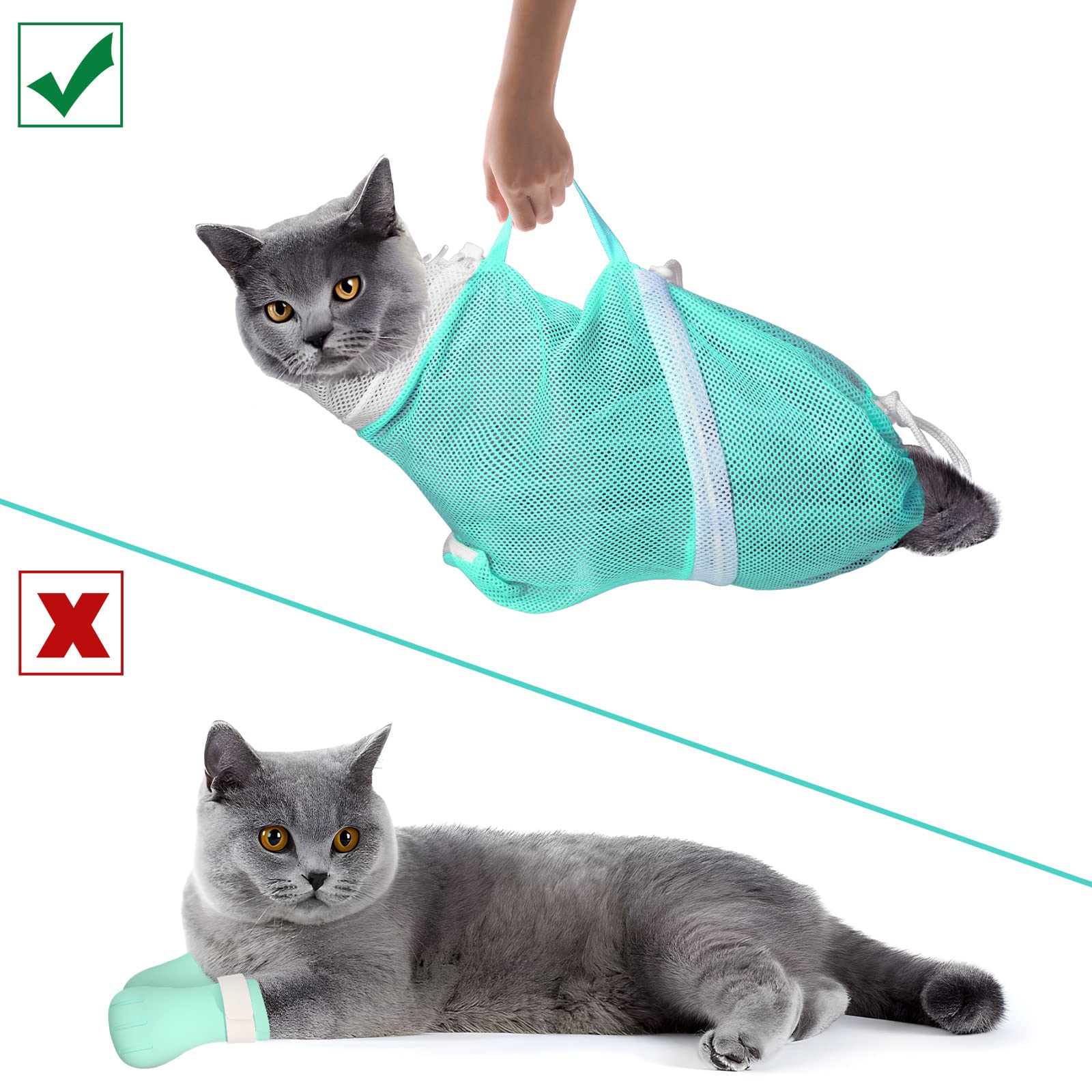 JULMELON cat nail cap offers protection during grooming