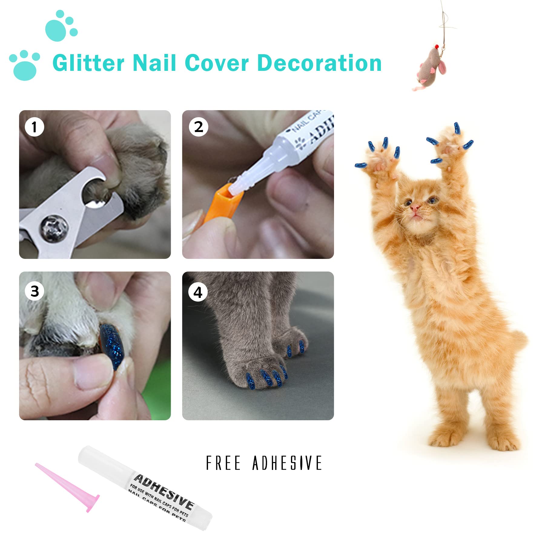 JULMELON cat washing bag tick-tools aid careful inspection during baths