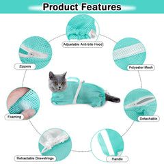 JULMELON pet comb helps detangle fur and promote a shiny coat