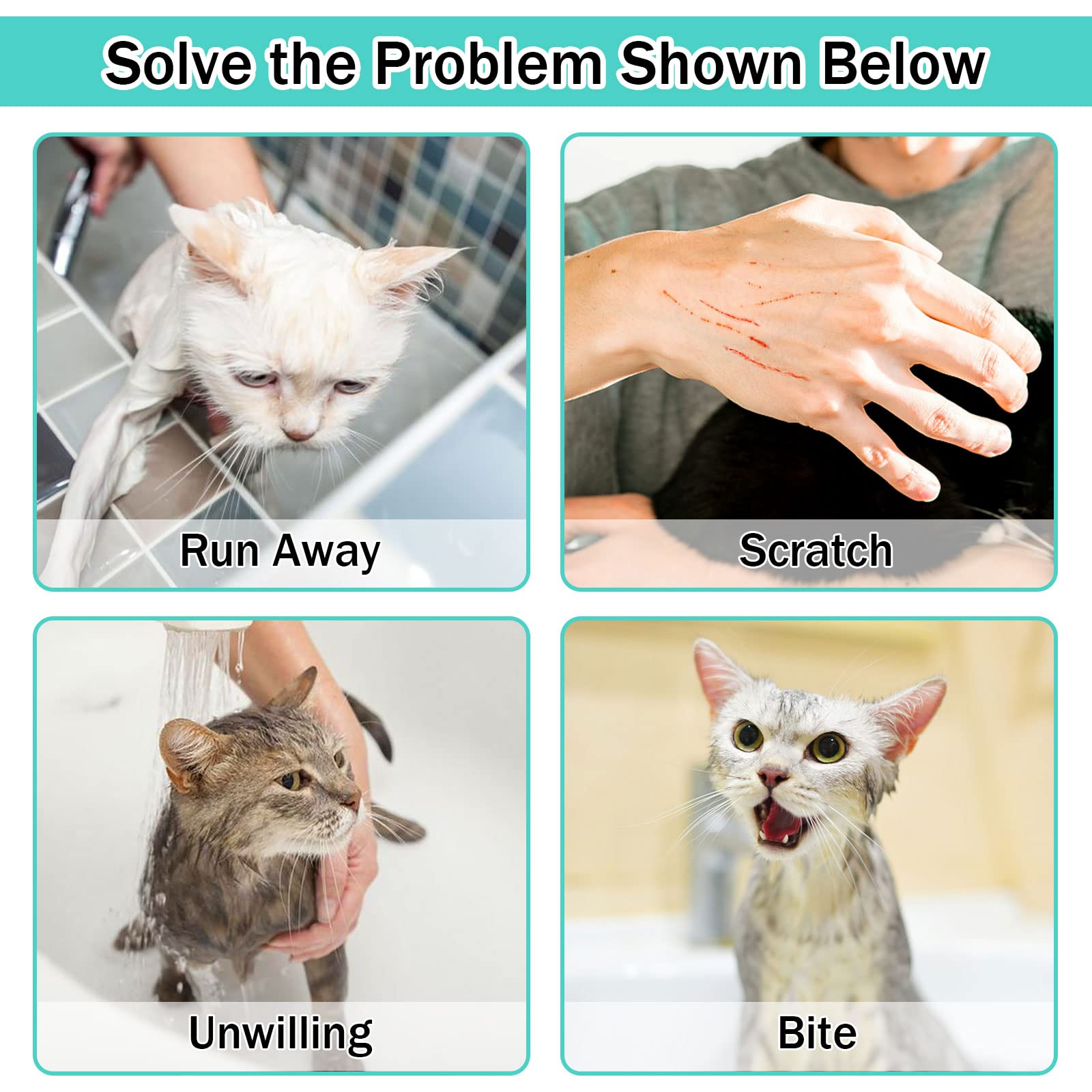 JULMELON pet nail tweezers for safe nail trimming in bath time