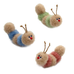 Jumpaws interactive catnip toy caterpillar with rattle for engaging indoor play.
