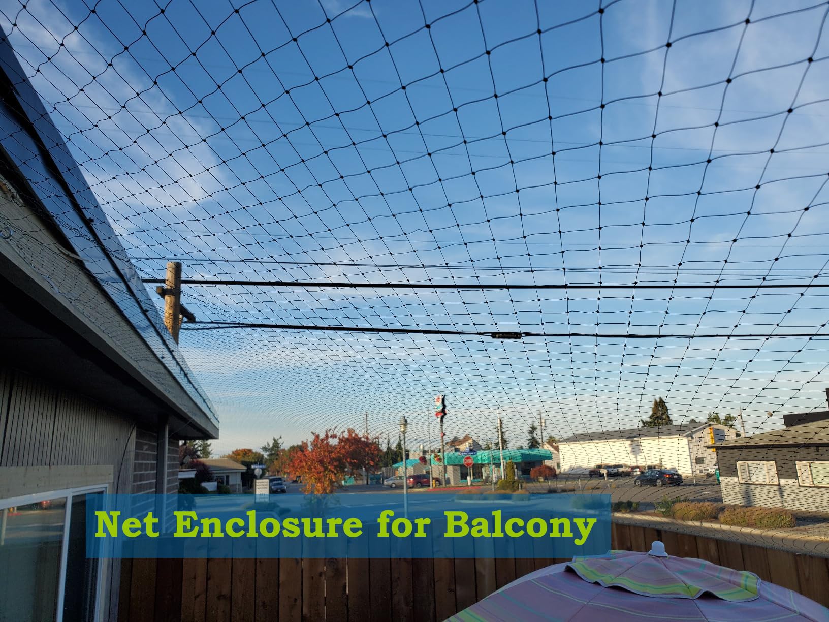 JUMXSRLE cat netting included hardware kit for install