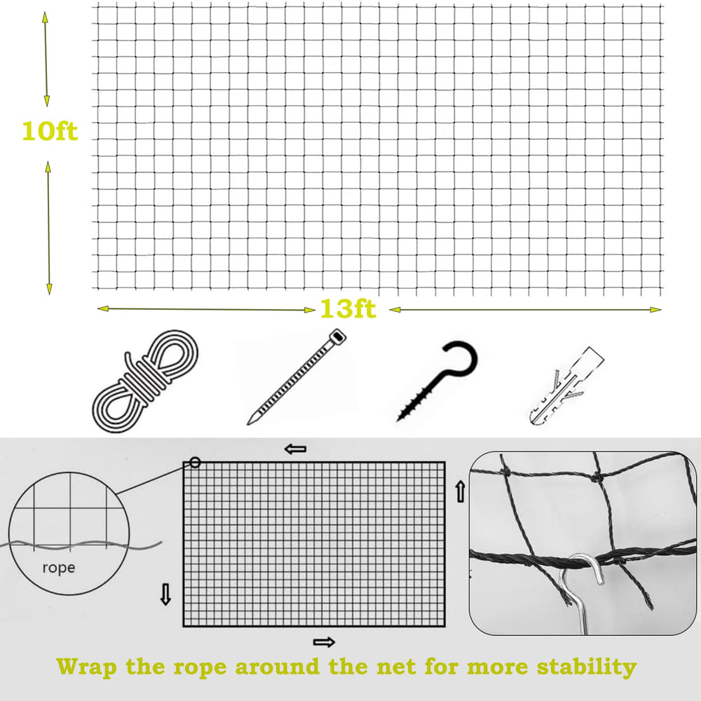 JUMXSRLE cat netting UV-weather-resistant material for sunny balconies