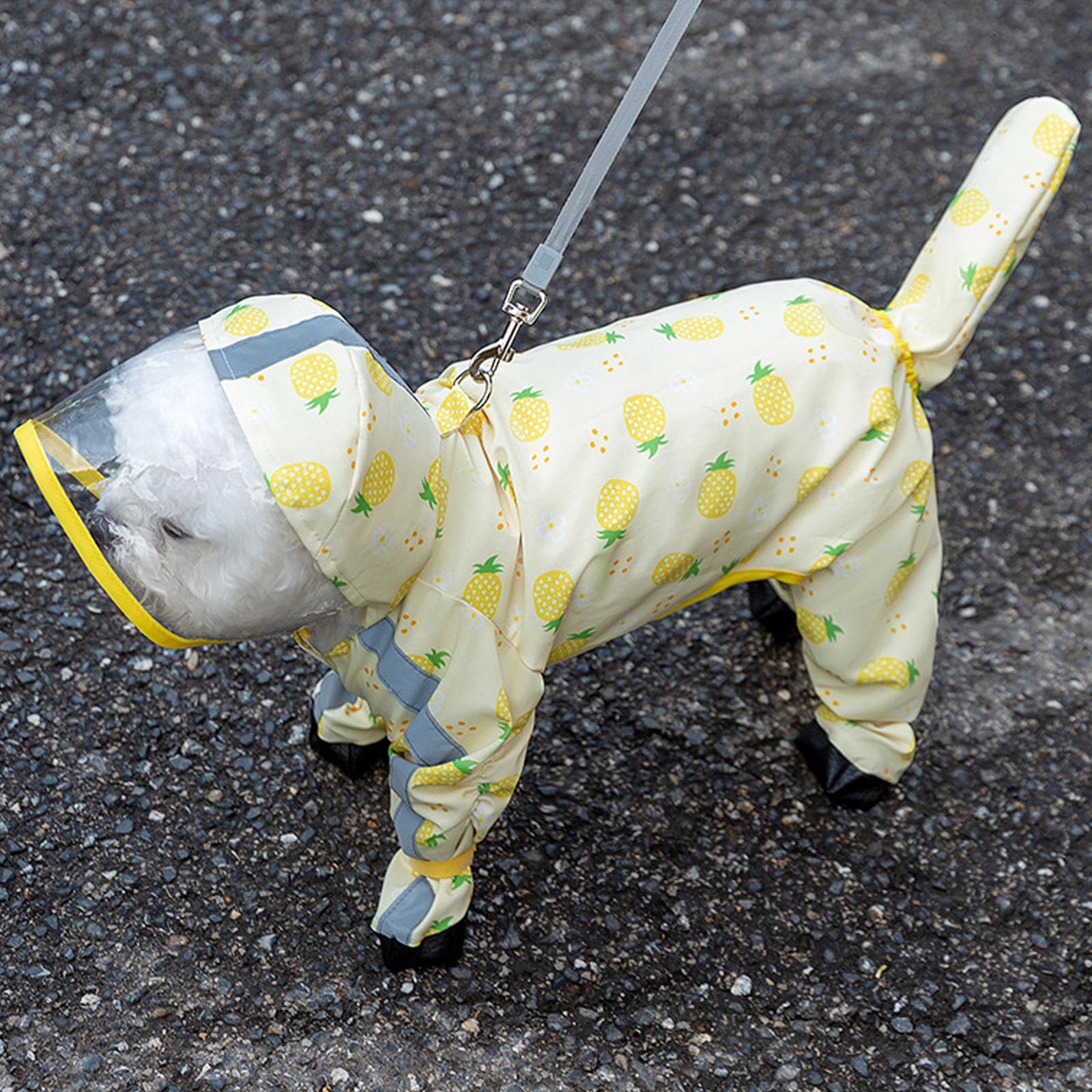 Junchl 3-in-1 raincoat harness and rainshoes simplify outdoor trips