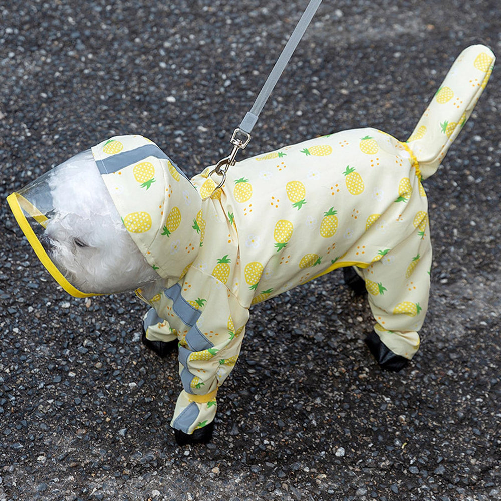 Junchl 3-in-1 raincoat harness and rainshoes simplify outdoor trips