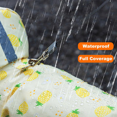 Junchl Reflective strip dog poncho increases visibility in low light