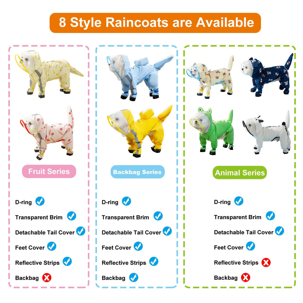 Junchl Strawberry XL rainboots protect paws on wet sidewalks