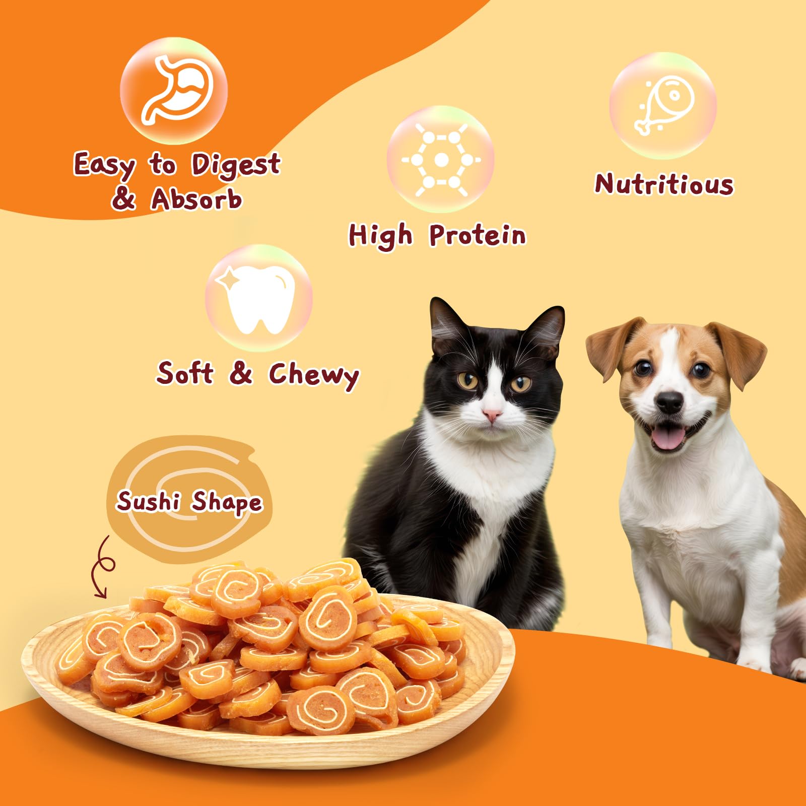 Jungle Calling bite-sized treats simplify feeding for small and medium pets.