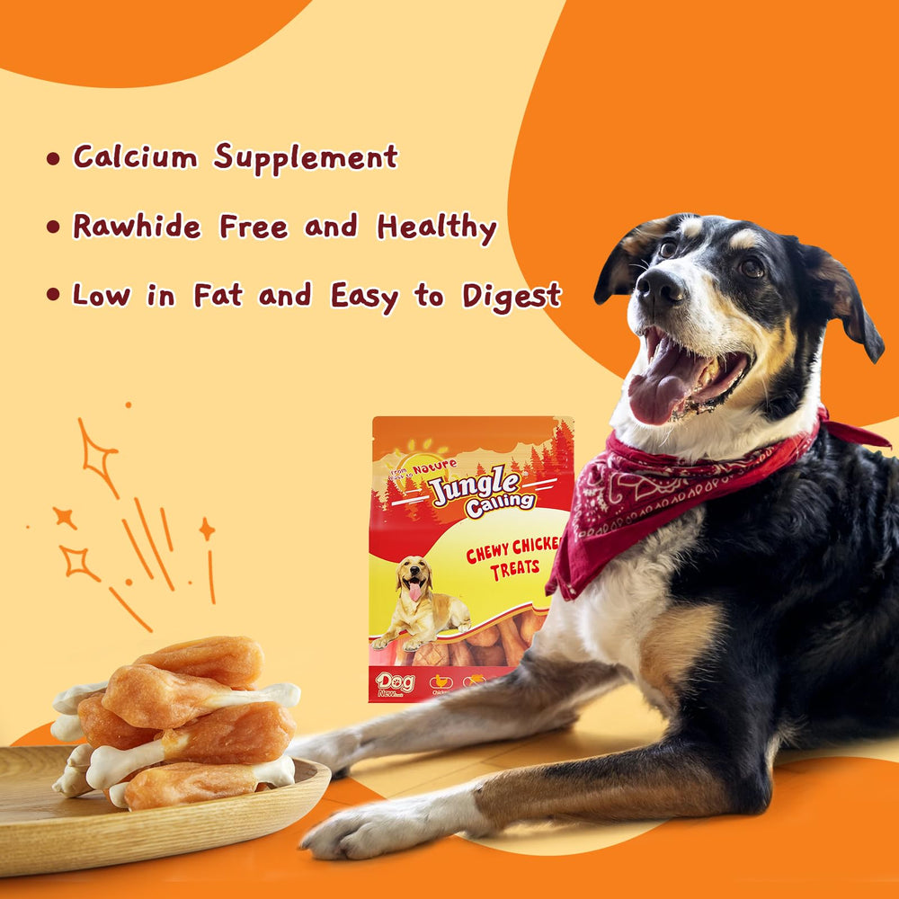 Jungle Calling training rewards photo shows dogs excited to earn a tasty training treat
