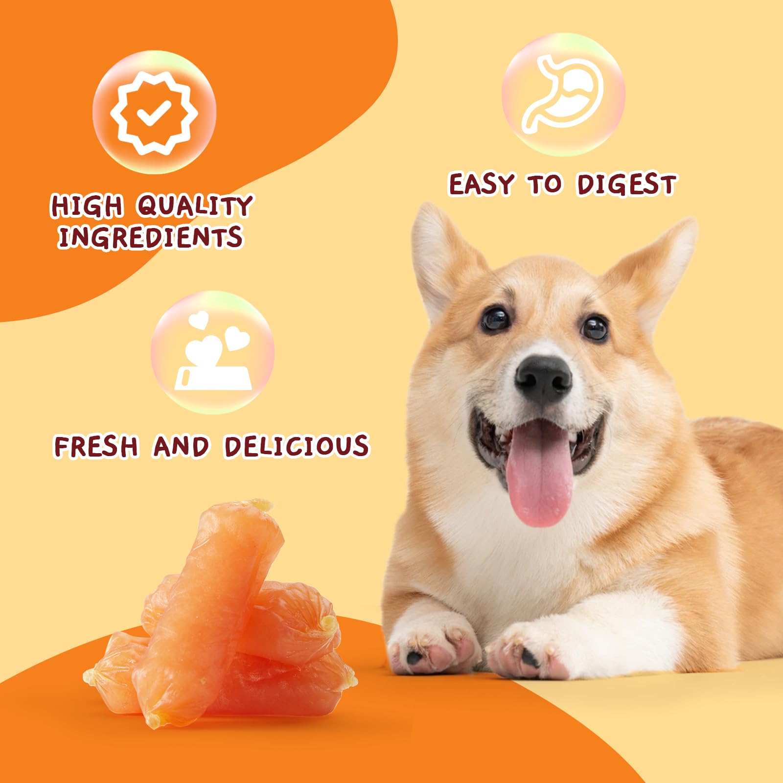 Ingredients highlight: real chicken breast and grain-free recipe