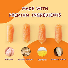 Back of Jungle Calling package with nutrition details for protein-friendly snack