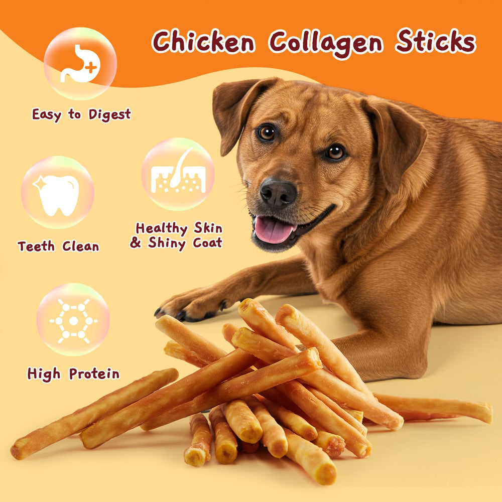 Jungle Calling collagen sticks 5-inch chews fit small and medium dogs
